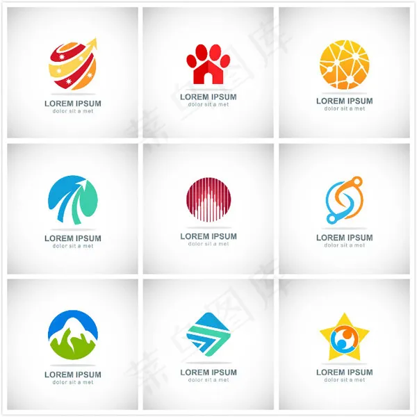 彩色图标矢量,免抠元素eps,ai矢量模版下载