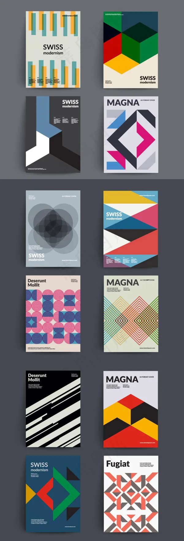 几何构成元素背景eps,ai矢量模版下载