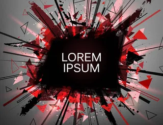 不规则碎片矢量