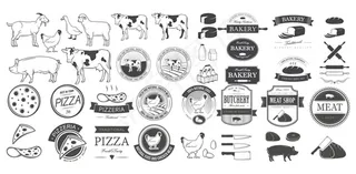 动物图标矢量,免抠元素