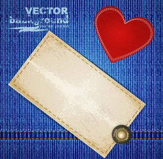 补丁牛仔布料背景