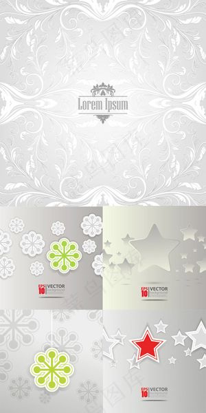 圣诞节与新年剪纸