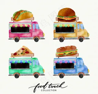 绘流动快餐车