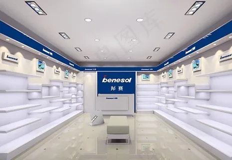 鞋店货柜模型