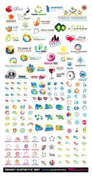 多款立体图标,免抠元素