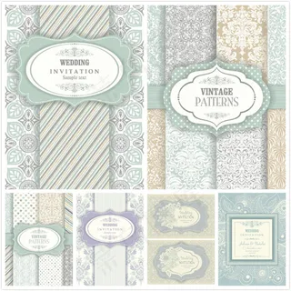 欧式花纹请柬