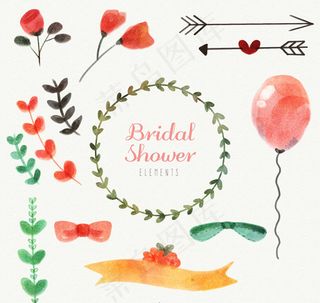 新娘送礼会元素