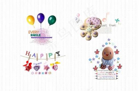 生活装饰元素4,免抠元素