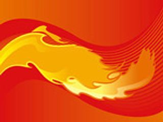 动感线条与火矢量