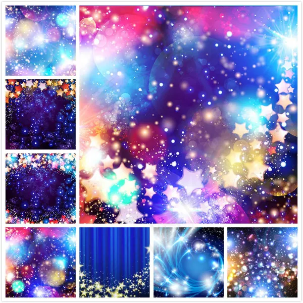 梦幻光点背景ai矢量模版下载