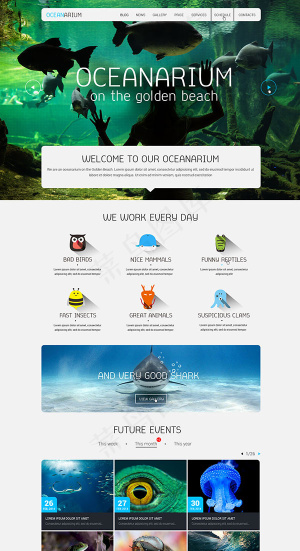 海洋水族馆网站