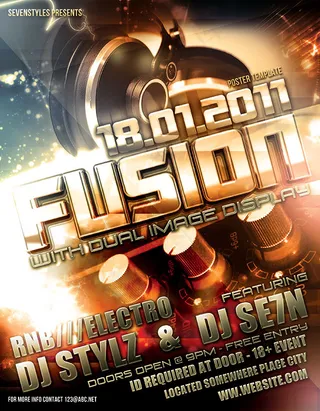 酒吧金属主题海报