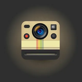 方形摄影程序图标,免抠元素