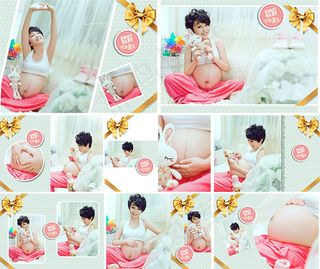 清新孕妇写真