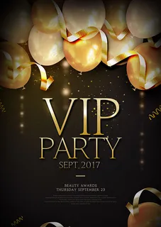 VIP派对海报