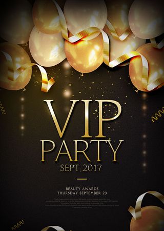 VIP派对海报