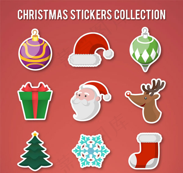 圣诞角色贴纸