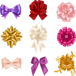 色彩鲜艳蝴蝶结