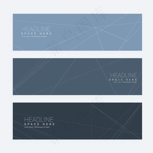 线条几何banner