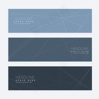 线条几何banner