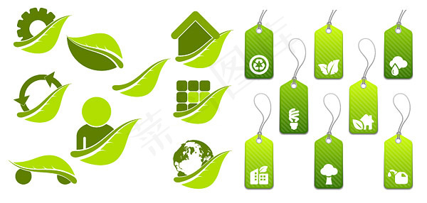 环保图形和标签