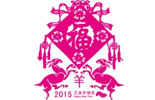 2015羊年福字