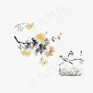 中国风花鸟