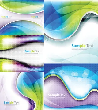 炫彩线条背景,背景元素