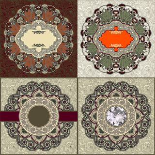 精美花纹背景,背景元素