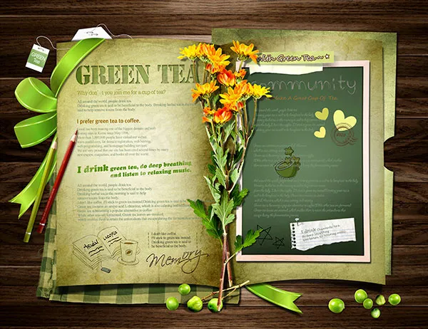 书本桌面psd(5200X4000(DPI:300))psd模版下载