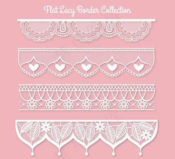 扁平化蕾丝花边