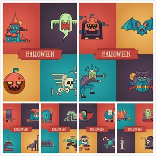 万圣节狂欢人物