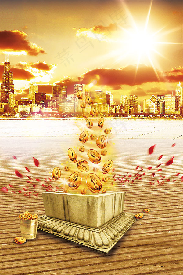 金融财富元素(1024X1536(DPI:80))psd模版下载