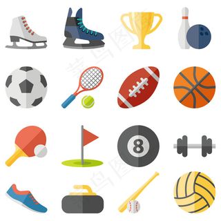 运动器械类图标,免抠元素