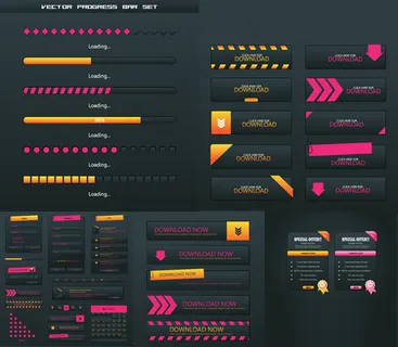 过度条按钮菜单