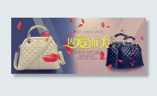 奢华女包广告