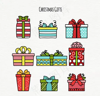 彩绘圣诞节礼物 彩绘圣诞节礼物