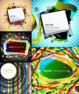 璀璨的矩形图形