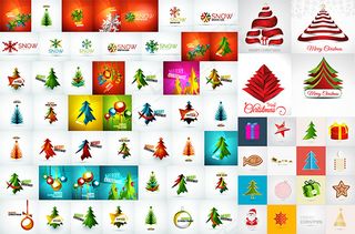 圣诞树装饰元素