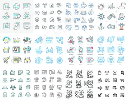 网页元素图标,免抠元素