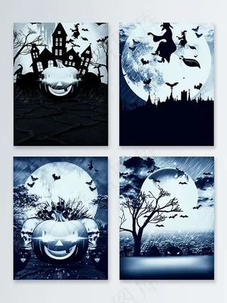 万圣节广告背景
