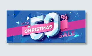 圣诞节促销Banner