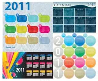 2011年历模板