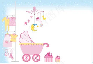 矢量婴儿用品4