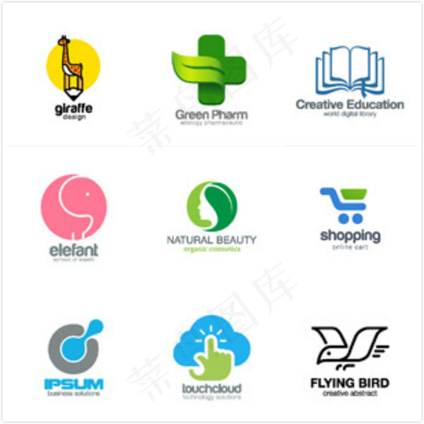 企业标志设计eps,ai矢量模版下载