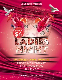 情人节派对海报