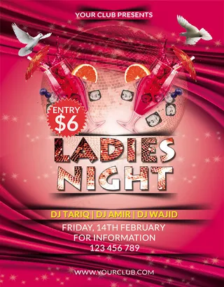 情人节派对海报