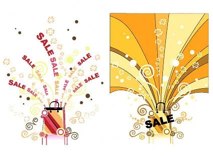 矢量销售主题eps,ai矢量模版下载