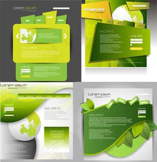 创意绿色网页