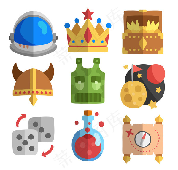 电子游戏元素图标,免抠元素